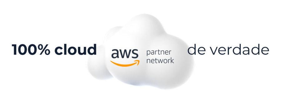 100% cloud — AWS Partner Network · de verdade